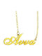 Goldsmith Charm aus Vergoldet Silber mit Namenswahl
