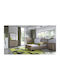 Kinderzimmer-Set N27 Braun Mokka 5Stücke mit Bett für Matratze 90x190cm