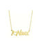 Goldsmith Necklace from Gold 9 K with Name Option