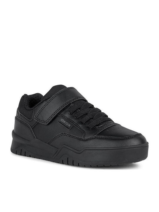 J Perth Kinder Sneakers mit Klettverschluss Schwarz