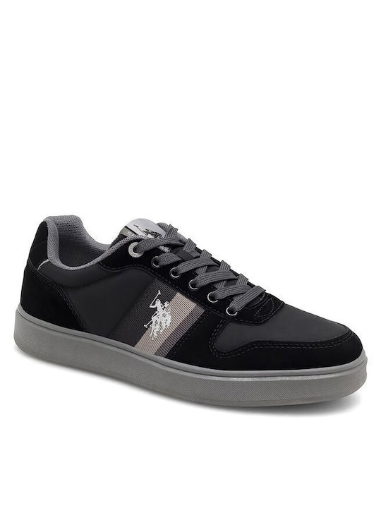 U.S. Polo Assn. Assn Ανδρικά Sneakers Μαύρα