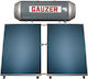 Gauzer Optima Max S Слънчев бойлер 200лт Glass Triple Energy Топлова помпа 3кв.м. Selective