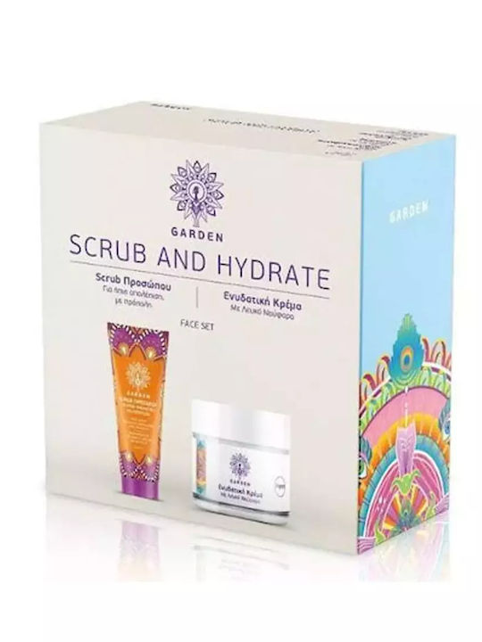 Garden Scrub And Hydrate Skin Care Set for Moisturizing 2pcs