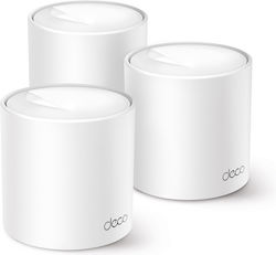 TP-LINK Deco X10 v1 Access Point Wi‑Fi 6 Dual Band (2.4 & 5GHz) in Triple KIt White