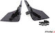 Puig Back Motorcycle Plastic Part for Honda Transalp Black 1pcs