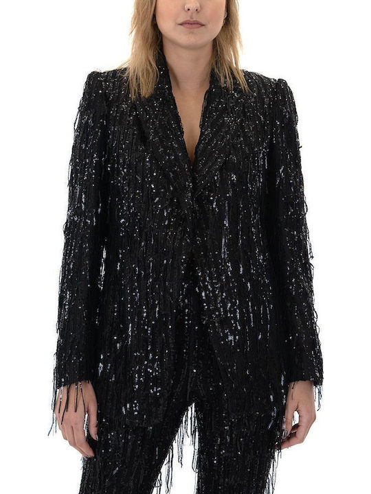 Zoya Blazer Women's Blazer Black with Sequins