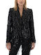 Zoya Blazer Women's Blazer Black with Sequins