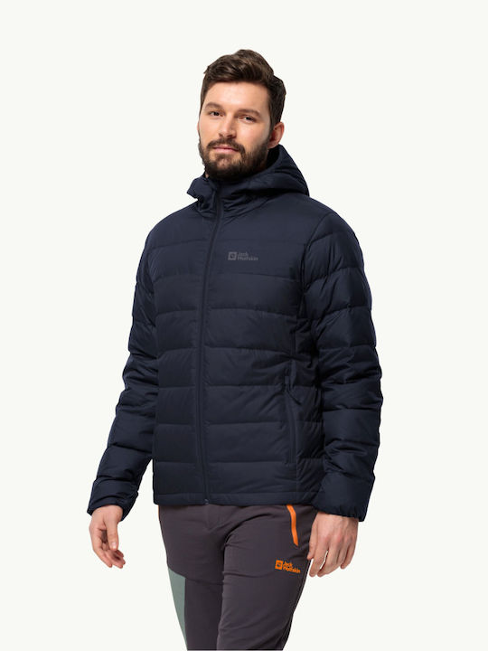 Jack Wolfskin Herren Winter Jacke Lässig Night Blue