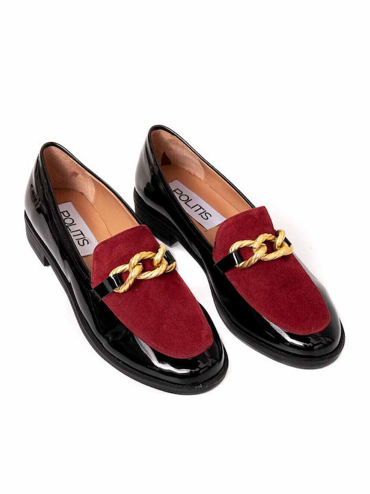 Politis shoes Patent Leather Women's Moccasins ...