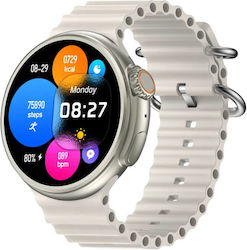 Microwear T78 Ultra Smartwatch με Παλμογράφο (Γκρι)