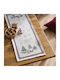 Gofis Home Christmas Tablecloth Runner Fabric Width 90cm 1pcs