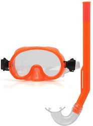 BigBuy Μάσκα Θαλάσσης Παιδική Γυαλιά σε Πορτοκαλί χρώμα