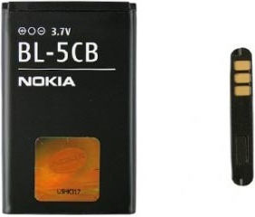 Nokia Bl-5ca Συμβατή Μπαταρία Αντικατάστασης 800mAh για 1616, 1800, C1-02, 101, X2-05