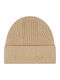 Beanie Unisex Σκούφος Πλεκτός σε Μπεζ χρώμα