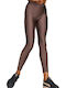 Dare Schulung Frauen Lang Leggings Glänzend Rotten Apple