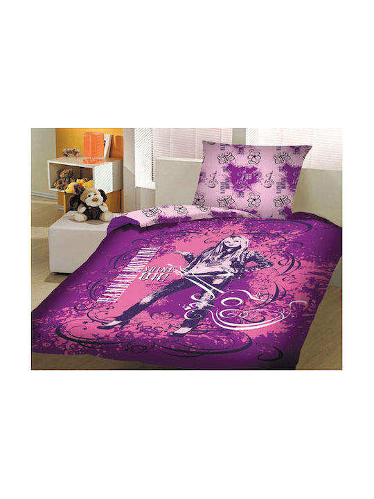 Disney Kids Duvet Single Hanna Montana 313 Pink 170x250cm