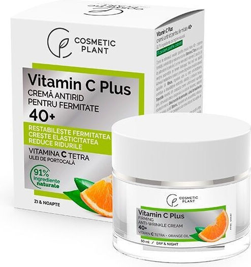 Cosmetic Plant Creme de fata Hidratare și Anti-îmbătrânire cu Vitamina C 50ml
