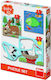 Kinderpuzzle für 4++ Jahre 12pcs Dino