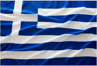 Flag of Greece with Stake 220x120cm Plastic