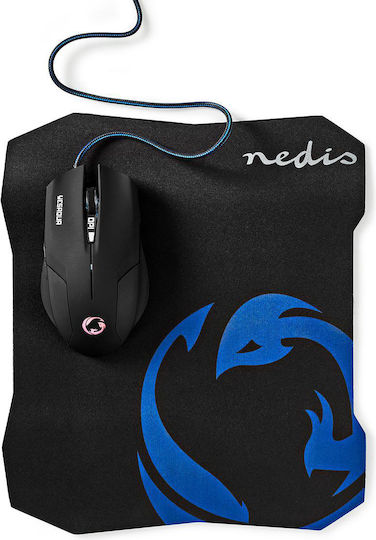 Nedis GMMP100BK Gaming Maus Schwarz
