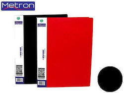 Metron Clipboard Flexible with 40 plastic sleev...