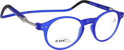 Clic Ochelari de citit +2.25 cu magnet în culoarea Albastru CLICCLBROOKCBXFAAN/2.25