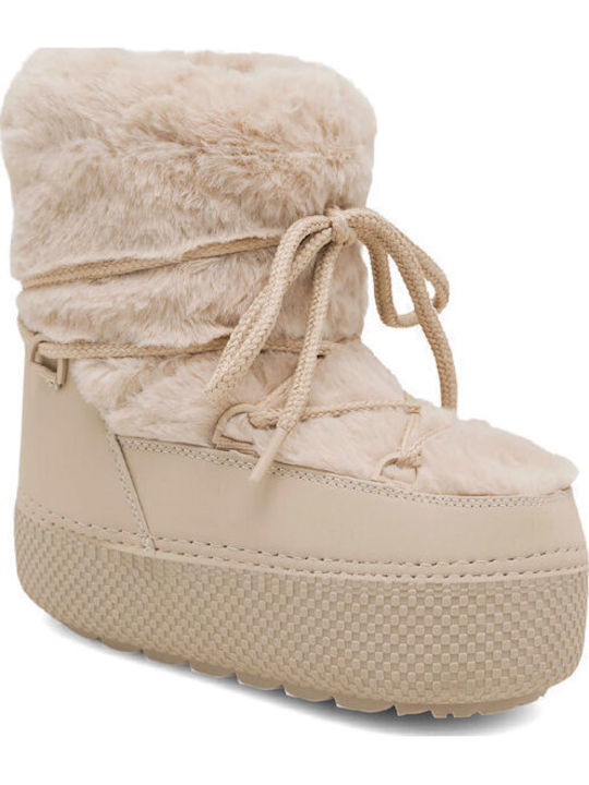 Damenstiefel Beige