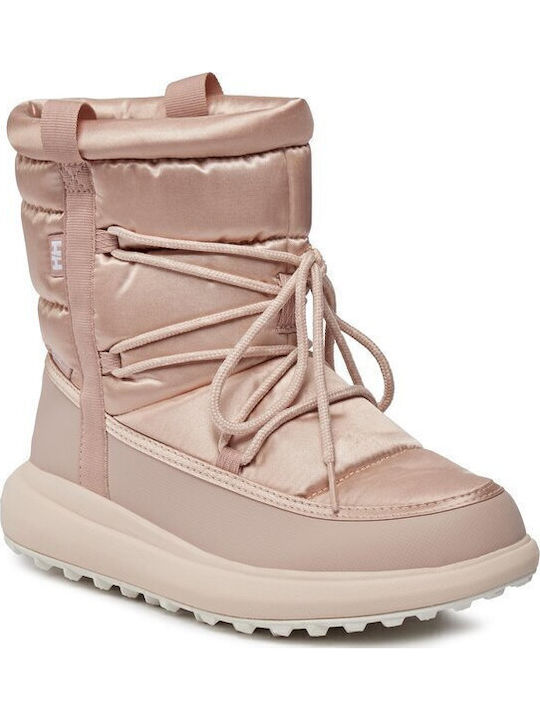 Stiefeletten Damen Rosa