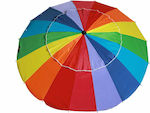 BigBuy Foldable Beach Umbrella Aluminum Multicolor