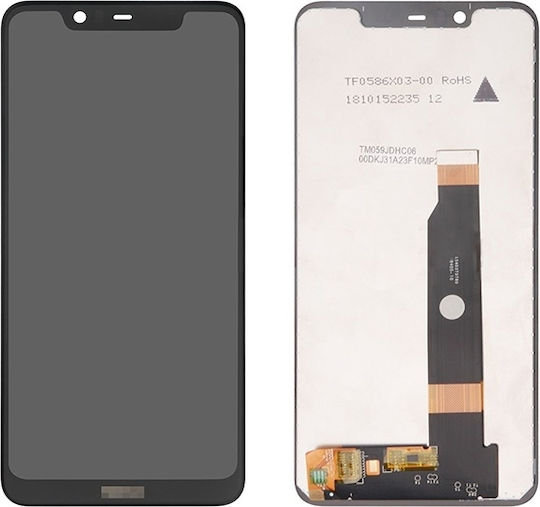 Екран Lcd със Сензорен Механизъм за Nokia 5.1 Plus (Черен)