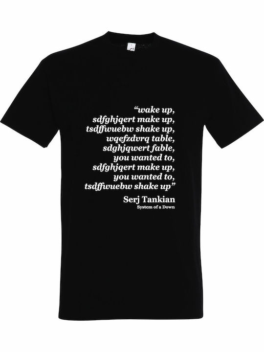 System Of A Down, Chop Suey ! T-shirt Black Cotton