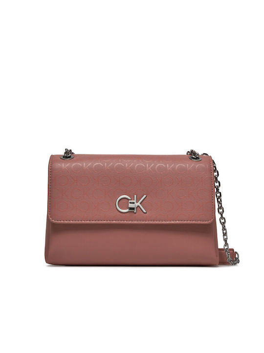 Calvin Klein Re-lock Ew Conv Damen Tasche Crossbody Rosa