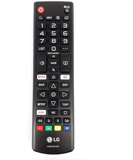 LG Compatible Remote Control AKB76040301 for LG TVs