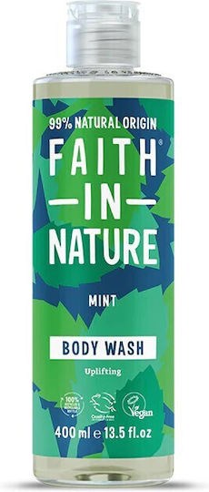 Faith in Nature Gel De Duș & Miros Mentă 400ml