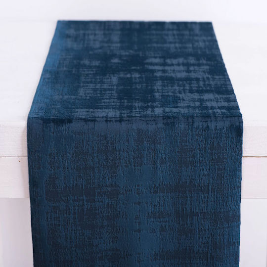 Ntampoudis Weihnachtlich Tischtuch Läufer Stoff Blau