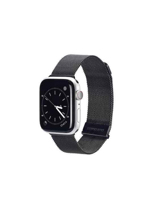 Dux Ducis Curea Oțel inoxidabil Negru (Apple Watch 42/44/45mm - Ceas Apple 42/44/45mm) 0009096576