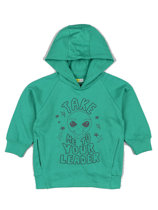 Losan Kinder Sweatshirt mit Kapuze Green