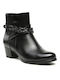 Caprice Leather Women's Chelsea Boots Black