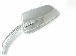 Emgo Motorradspiegel 1Stück Silber