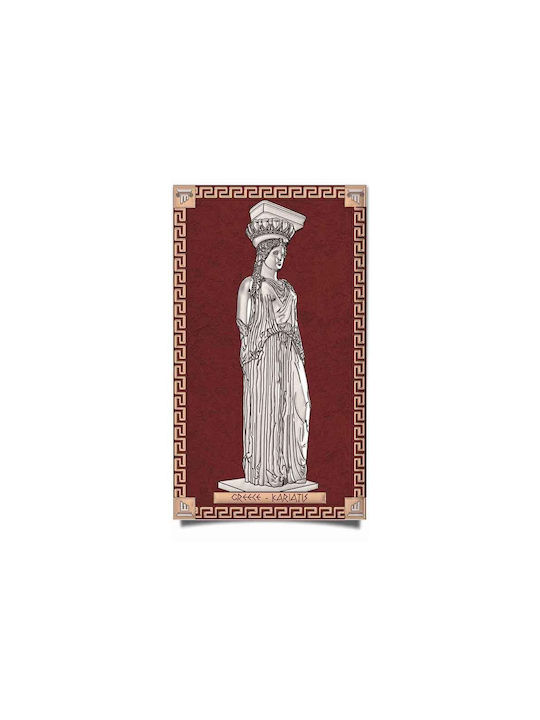 Slevori Καρυάτις Πίνακας σε Καμβά 7.8x12.5cm