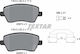 Textar Σετ Τακάκια Εμπρός 4τμχ για Dacia Duster Opel Agila Suzuki Splash / Swift