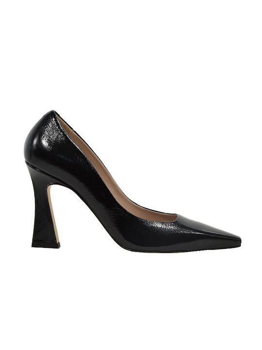 Fardoulis Patent Leather Black Heels