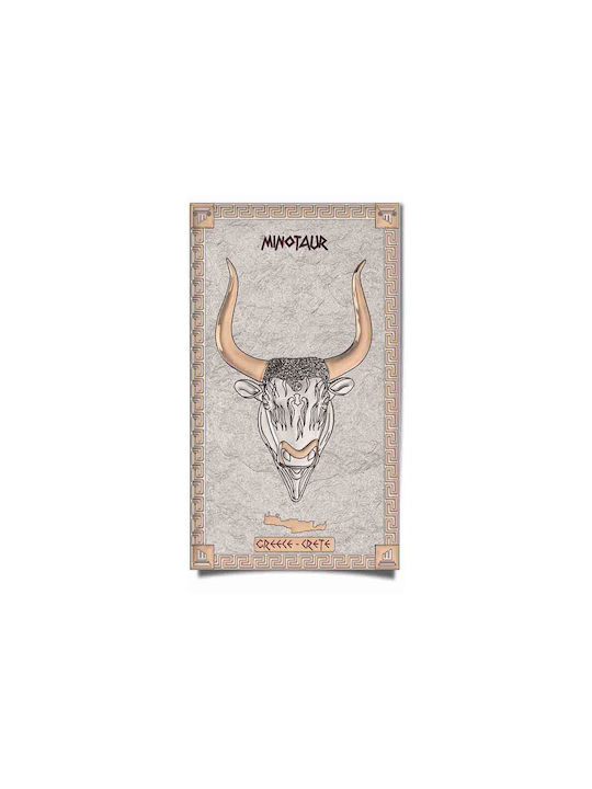 Slevori Μινόταυρος Πίνακας σε Καμβά 4.5x7cm