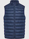 Sleeveless Winter Jacket Puffer Navy Blue