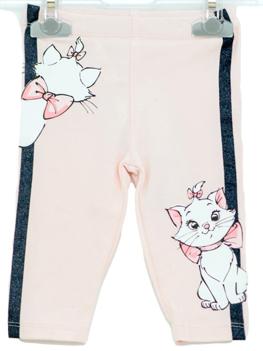 Disney Kids Long Legging Striped Pink