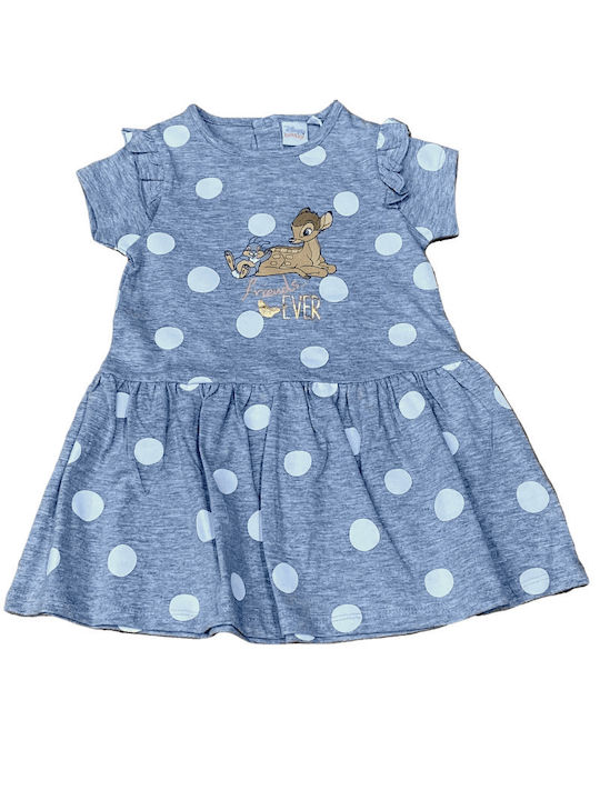 Disney Mädchen Kleid Polka Dot Gray