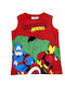 Marvel Children's Blouse Sleeveless Red