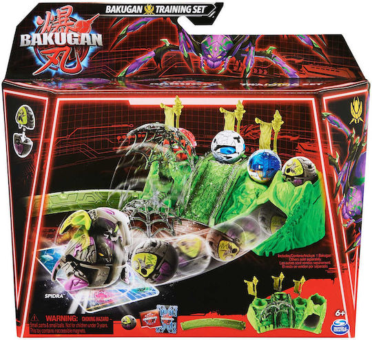 Spin Master Jucărie Miniatură Bakugan Set de antrenament Spidra pentru 6+ ani Ani