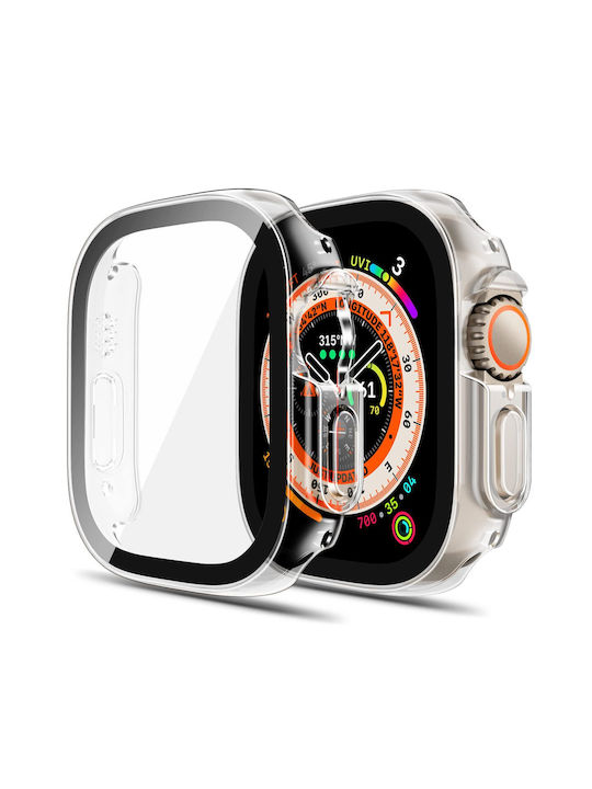 SiiPro Πλαστική Θήκη σε Διάφανο χρώμα για Apple Watch 45mm