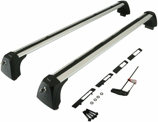 Toyota 2018-2022 (with Roof Rack Legs and Lock) Silver